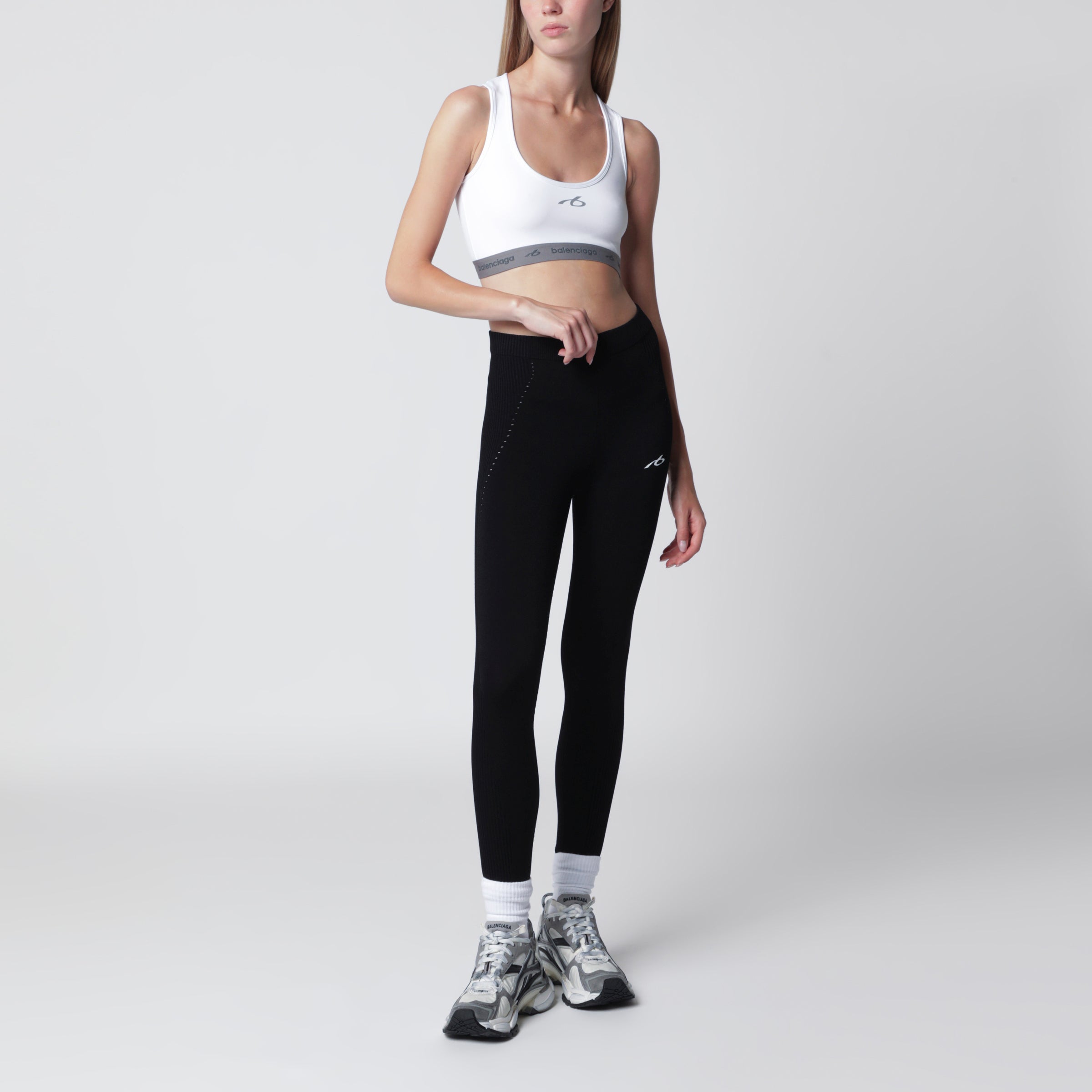 Balenciaga Black Techwear viscose leggings | TheDoubleF