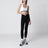 Leggings Techwear neri in viscosa