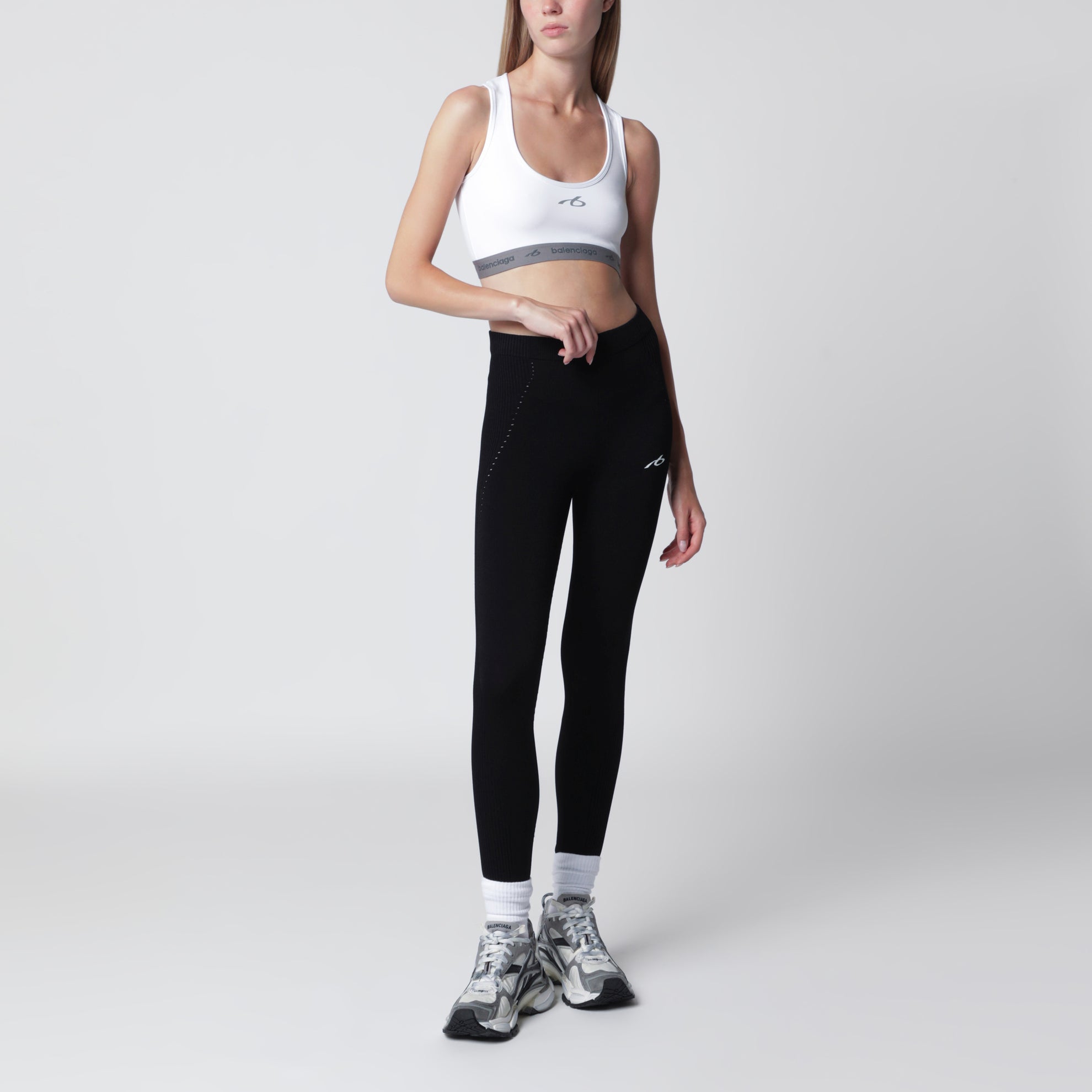 Legging Techwear noir en viscose