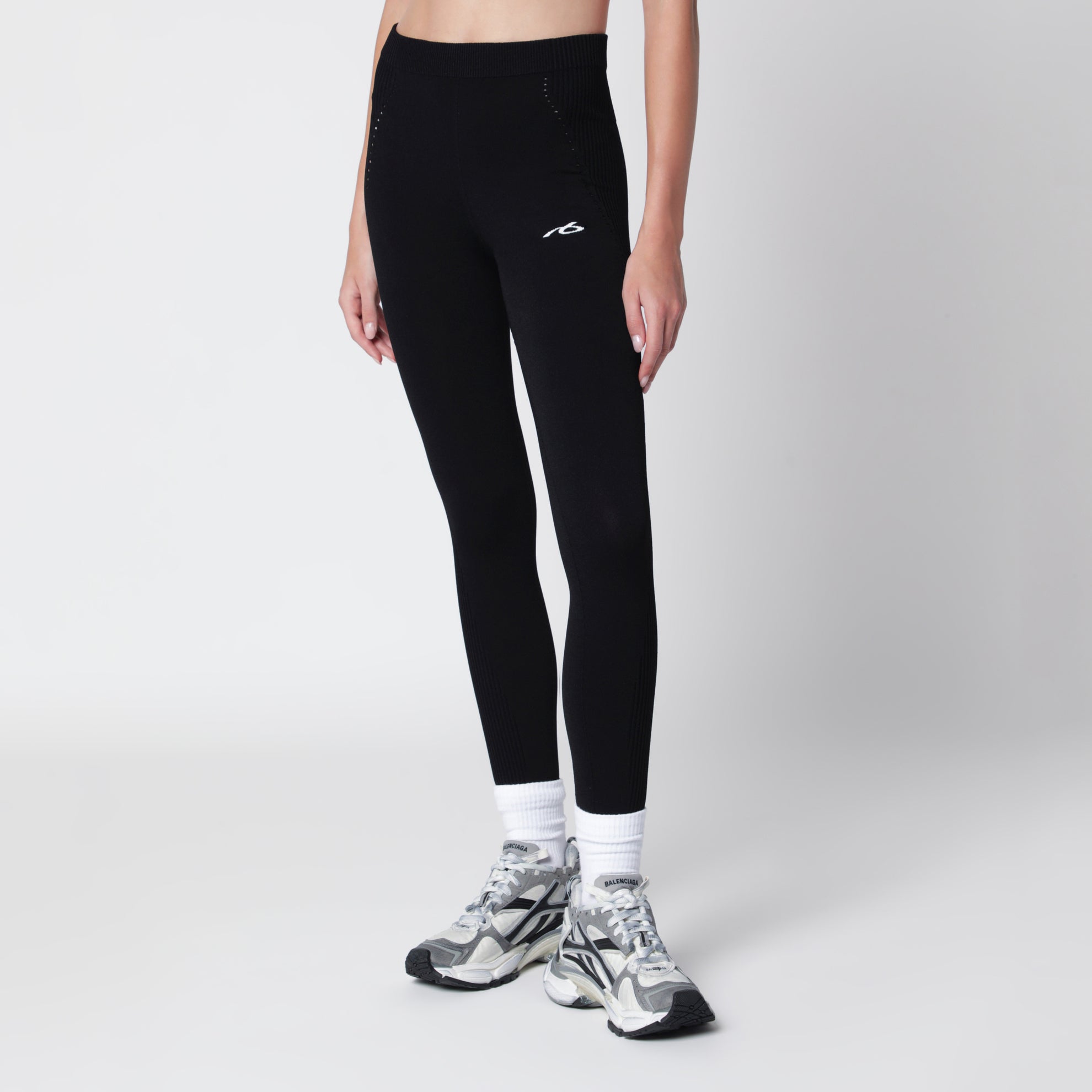 Legging Techwear noir en viscose