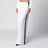 White Cotton Jersey Leisure Trousers with Web Stripe