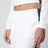 White Cotton Jersey Leisure Trousers with Web Stripe
