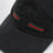 Baseballkappe aus schwarzer Baumwolle mit gesticktem Logo