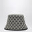 GG bucket hat in blue cotton canvas