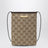 Smartphone pouch in sand/brown GG canvas
