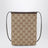 Smartphone pouch in sand/brown GG canvas