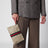Small GG pouch with Web ribbon