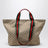 Shopping-Tasche in mittlerer Größe aus GG-Gewebe in Sandbeige