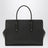 Small Barbara tote bag in espresso woven leather