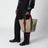 Shopping-Tasche in kleiner Größe aus GG-Gewebe in Sandbeige