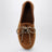 Pier boat shoes with Intrecciato detail in suede, tannin