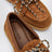 Pier boat shoes with Intrecciato detail in suede, tannin
