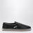 Sneaker Serena slip-on in pelle intrecciata nera