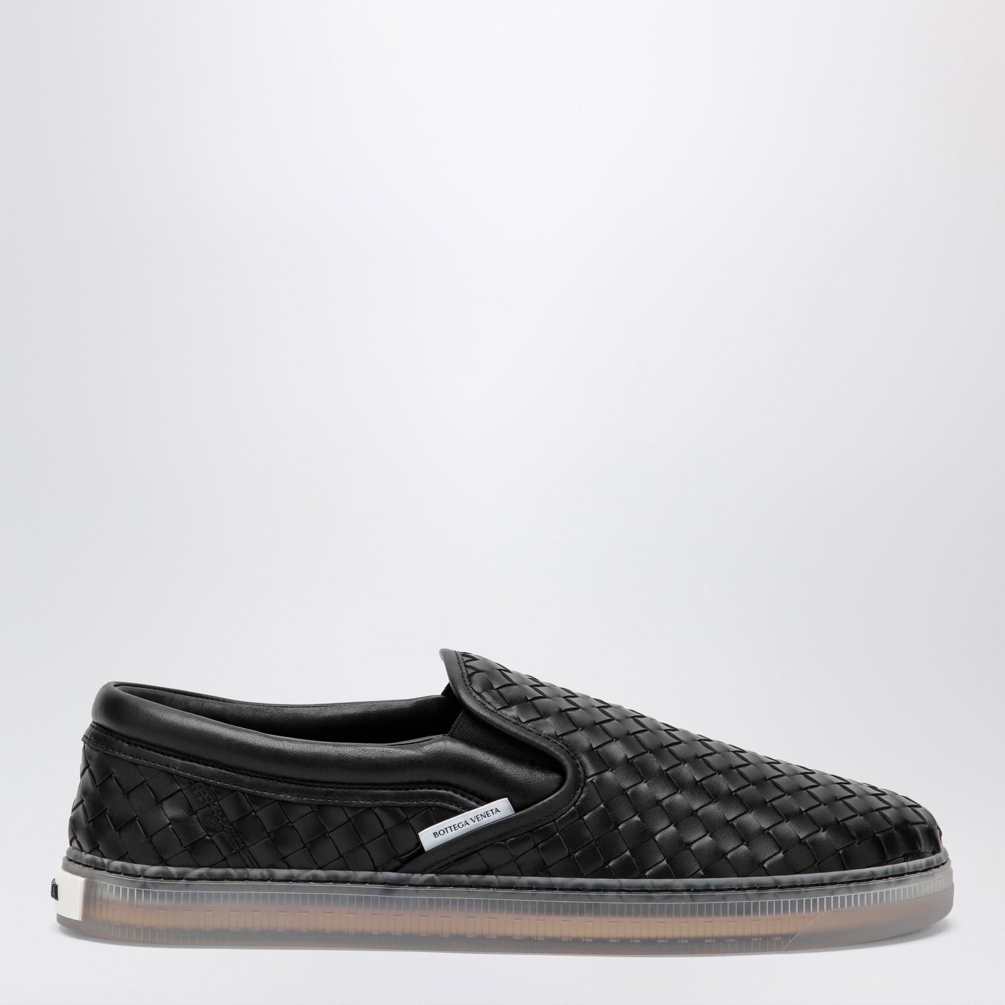 Baskets slip-on Serena en cuir noir