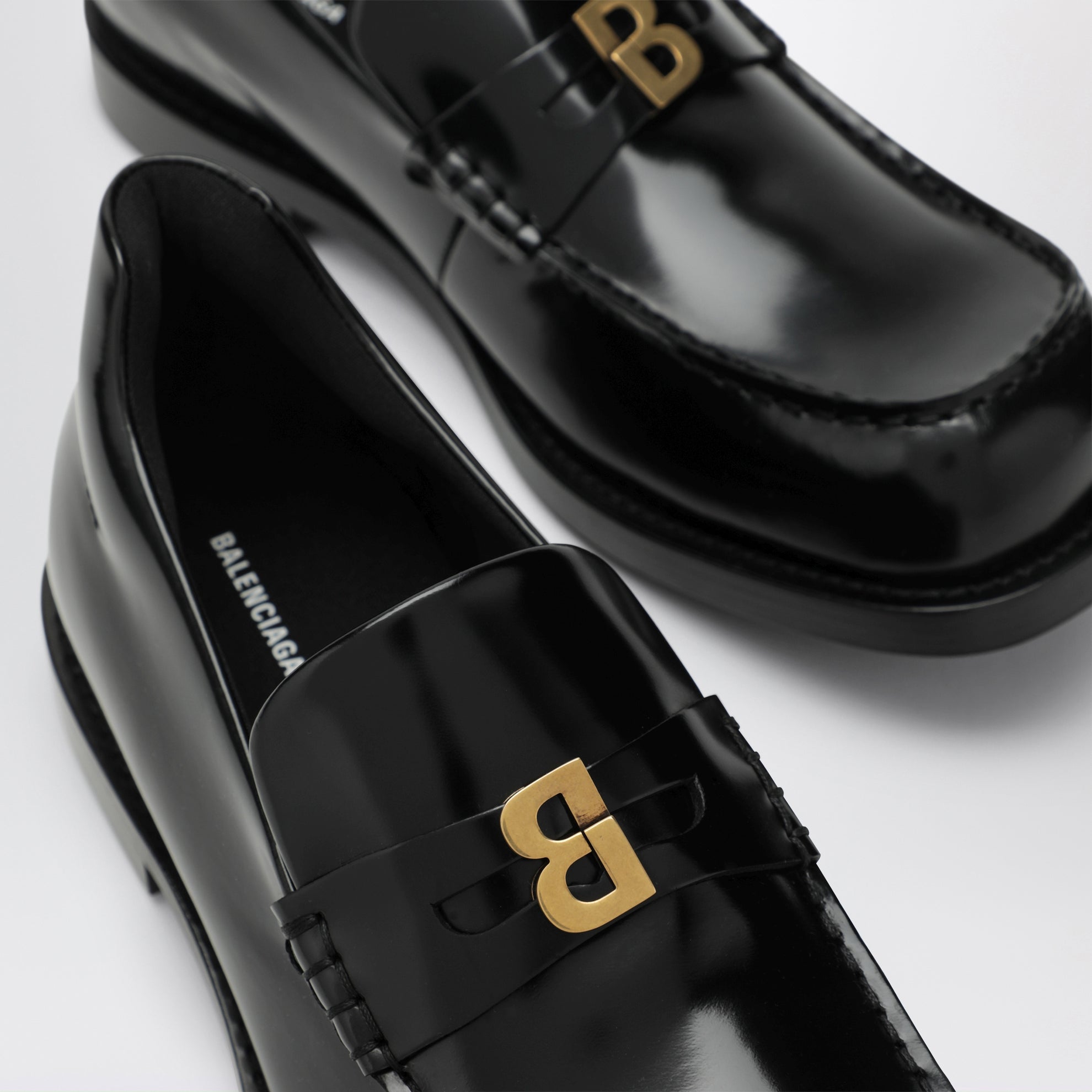 Mocassins Comfy en cuir de veau noir