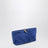 Andiamo pouch in Blue Royal Intrecciato suede