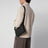 Sac messenger Orto en cuir de veau tressé Espresso