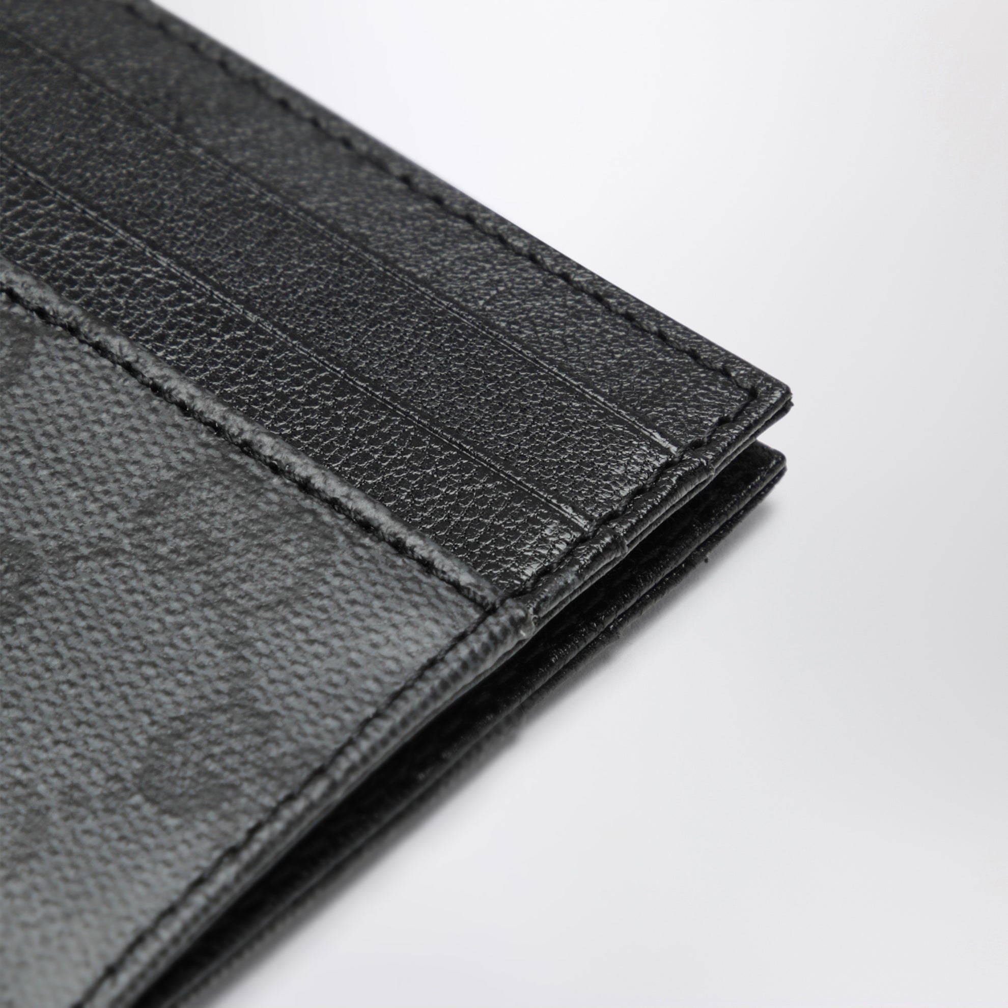 Porte-cartes Essence Classic noir en toile GG