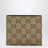 Portafoglio bi-fold Essence Classic in tela GG beige sabbia