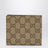 Portafoglio bi-fold Essence Classic in tela GG beige sabbia