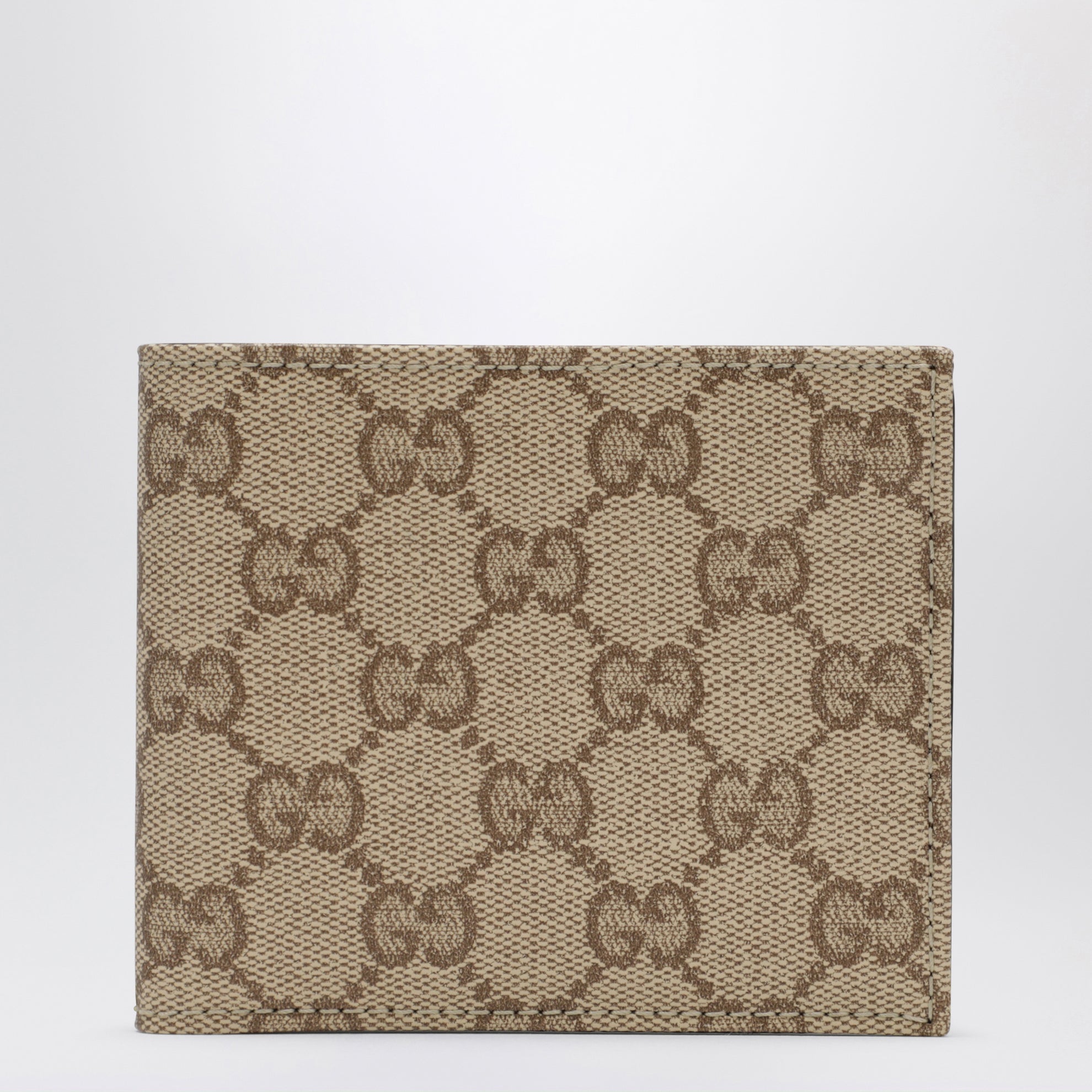 Essence Classic Bi-Fold-Geldbörse aus GG-Canvas in Sandbeige