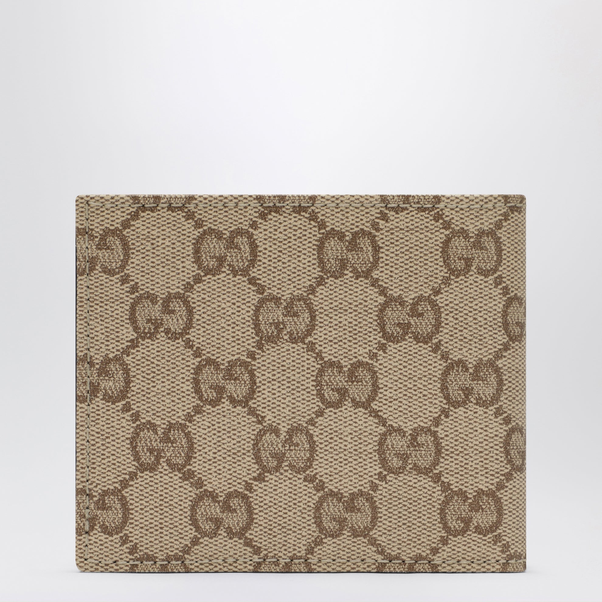 Essence Classic Bi-Fold-Geldbörse aus GG-Canvas in Sandbeige