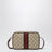 Mini-Tasche GG mit Web aus beschichtetem GG-Gewebe in Sand