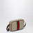 Mini-Tasche GG mit Web aus beschichtetem GG-Gewebe in Sand