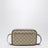 Mini-Tasche GG mit Web aus beschichtetem GG-Gewebe in Sand
