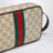 Mini-Tasche GG mit Web aus beschichtetem GG-Gewebe in Sand