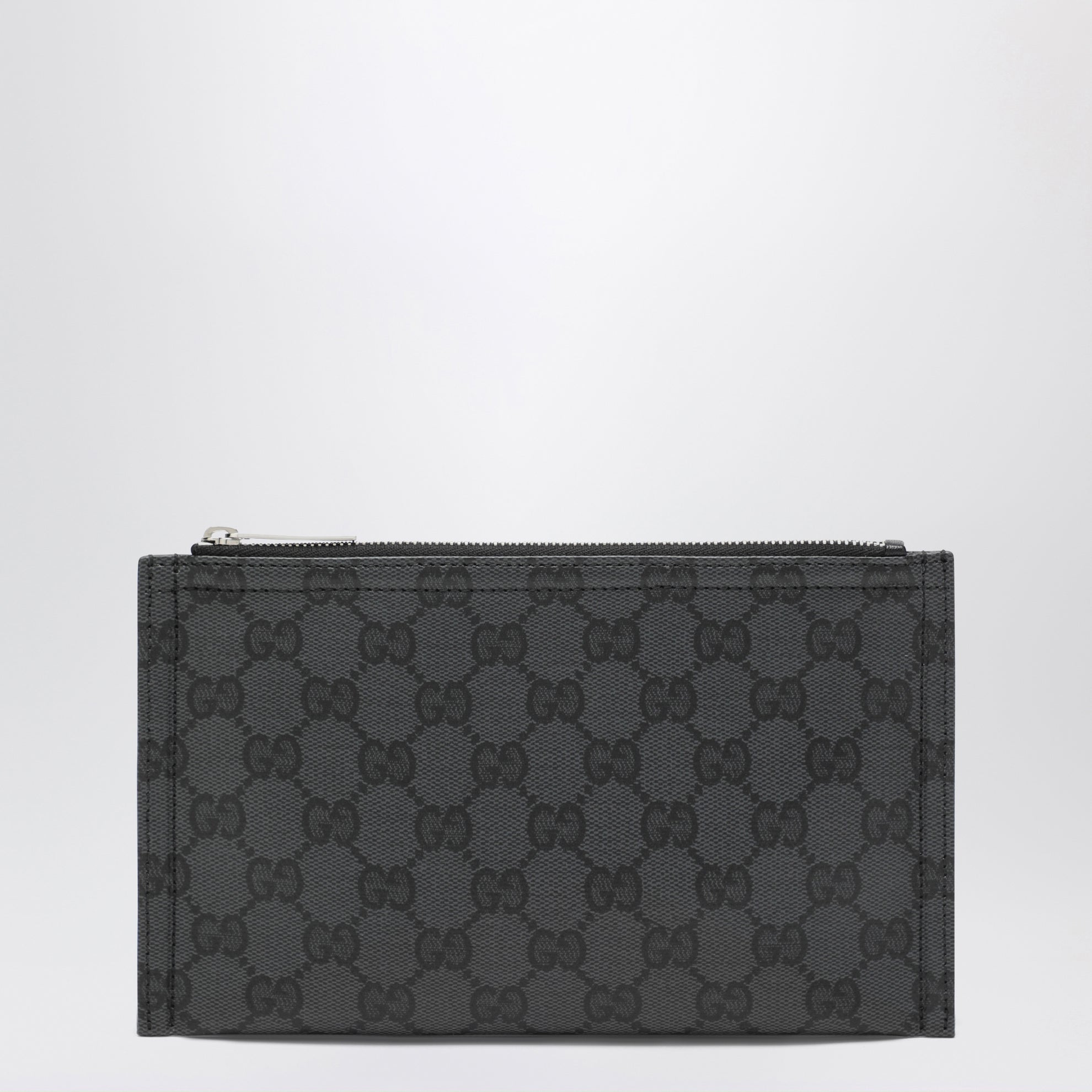 Pochette piccola Gucci Essence Classic in tela rivestita GG nera