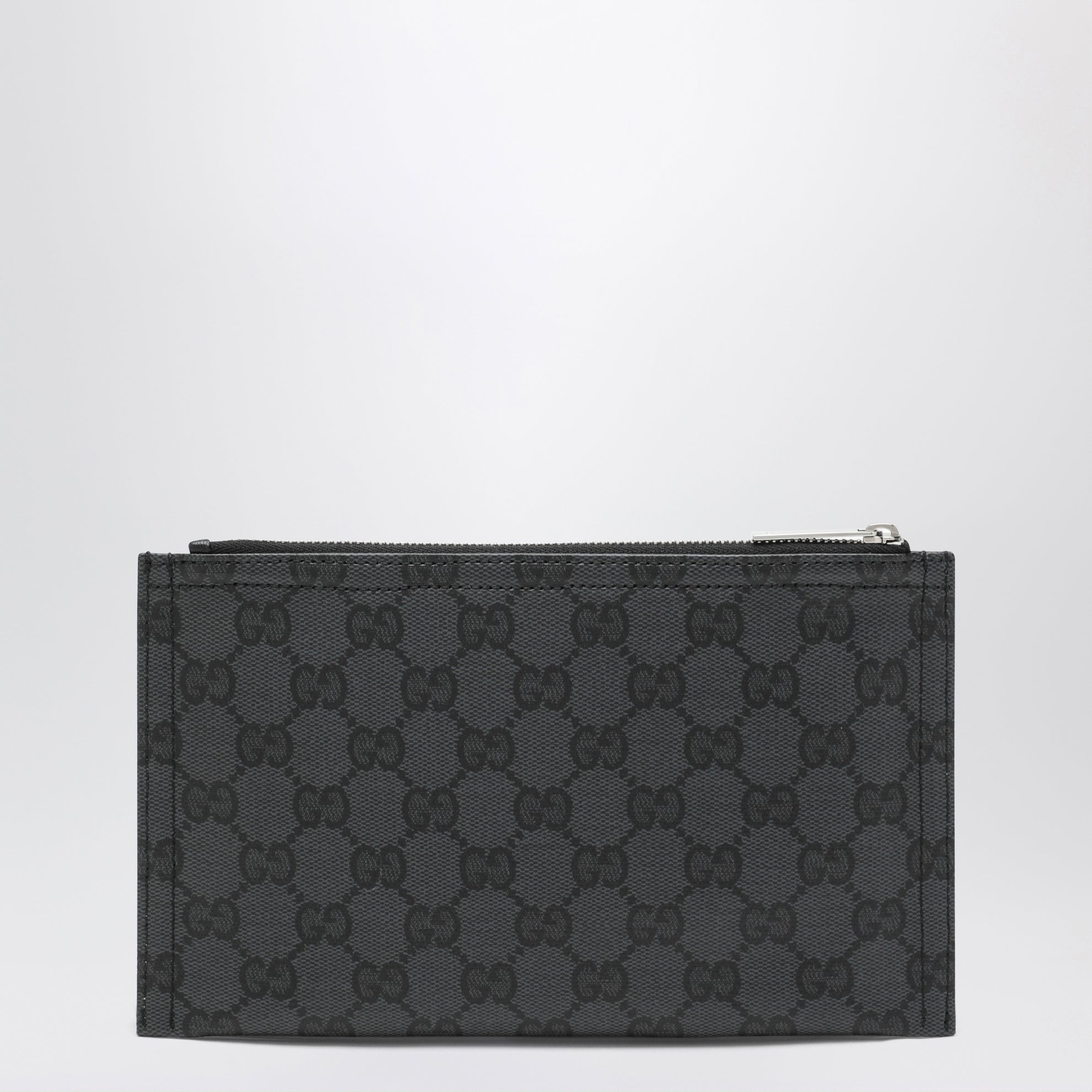 Pochette piccola Gucci Essence Classic in tela rivestita GG nera