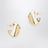 Orecchini in argento sterling oro