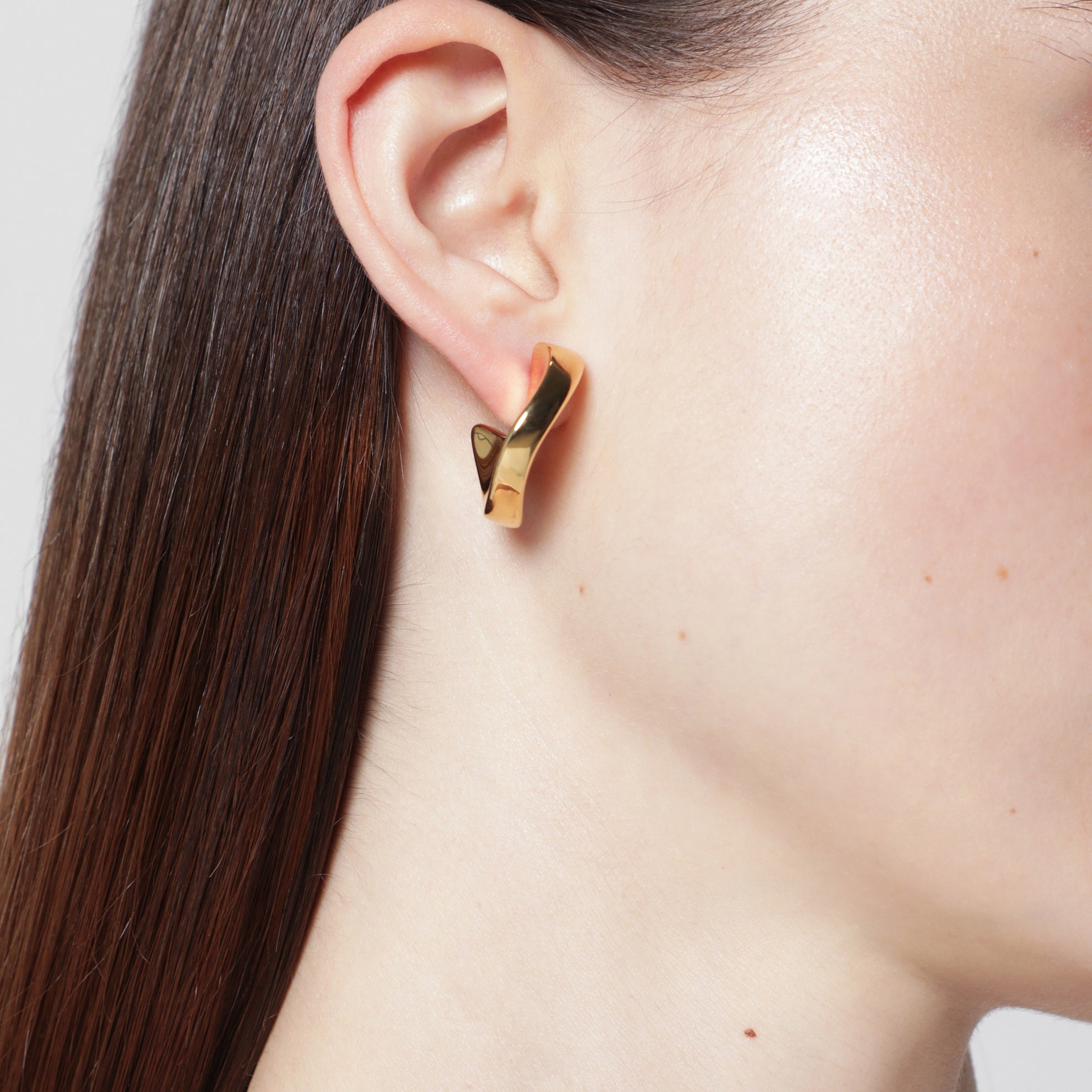 Orecchini in argento sterling oro