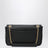 Borsa a spalla Madison nera in Intrecciato