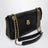 Borsa a spalla Madison nera in Intrecciato