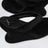 Wedge thong sandals Gaeta in black stretch velvet