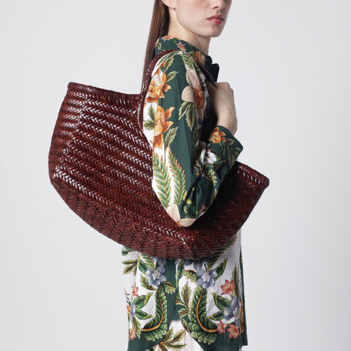 Sac Nantucket grand format marron brûlé