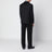 Black single-breasted suit in wool