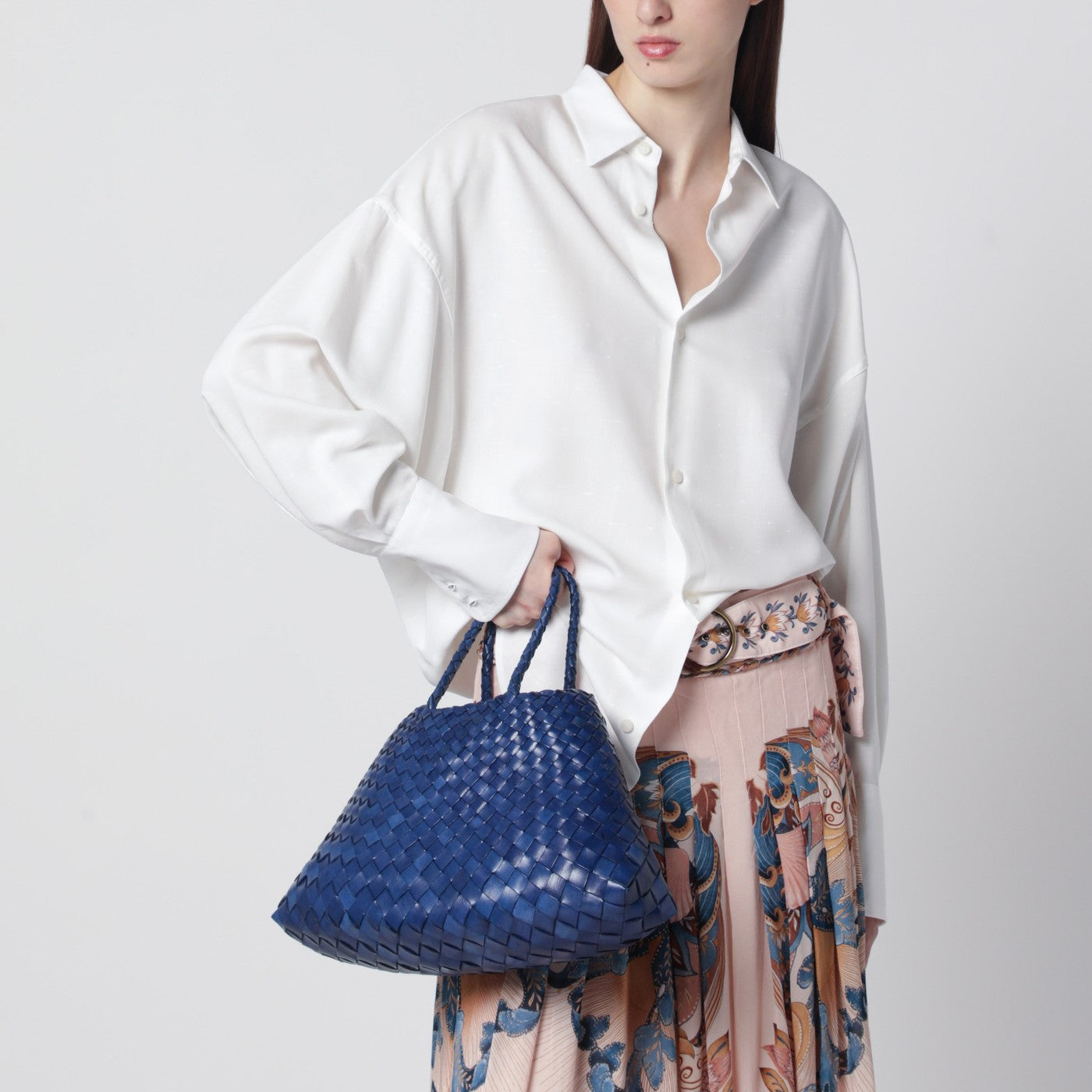 Santa Croce small bag navy blue