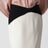 Gonna lunga in seta Vaniglia/Nero