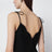 Black silk top