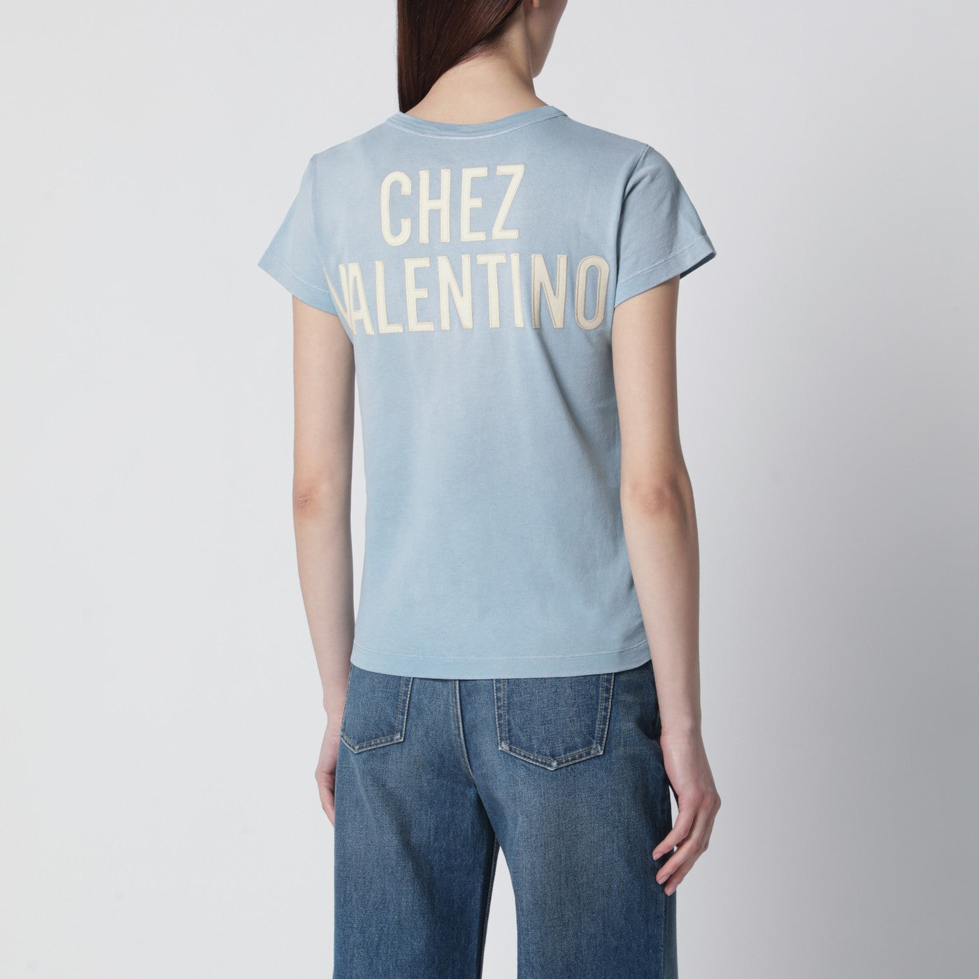 Light blue Panther Lady T-shirt