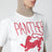 T-shirt avorio con stampa Panther
