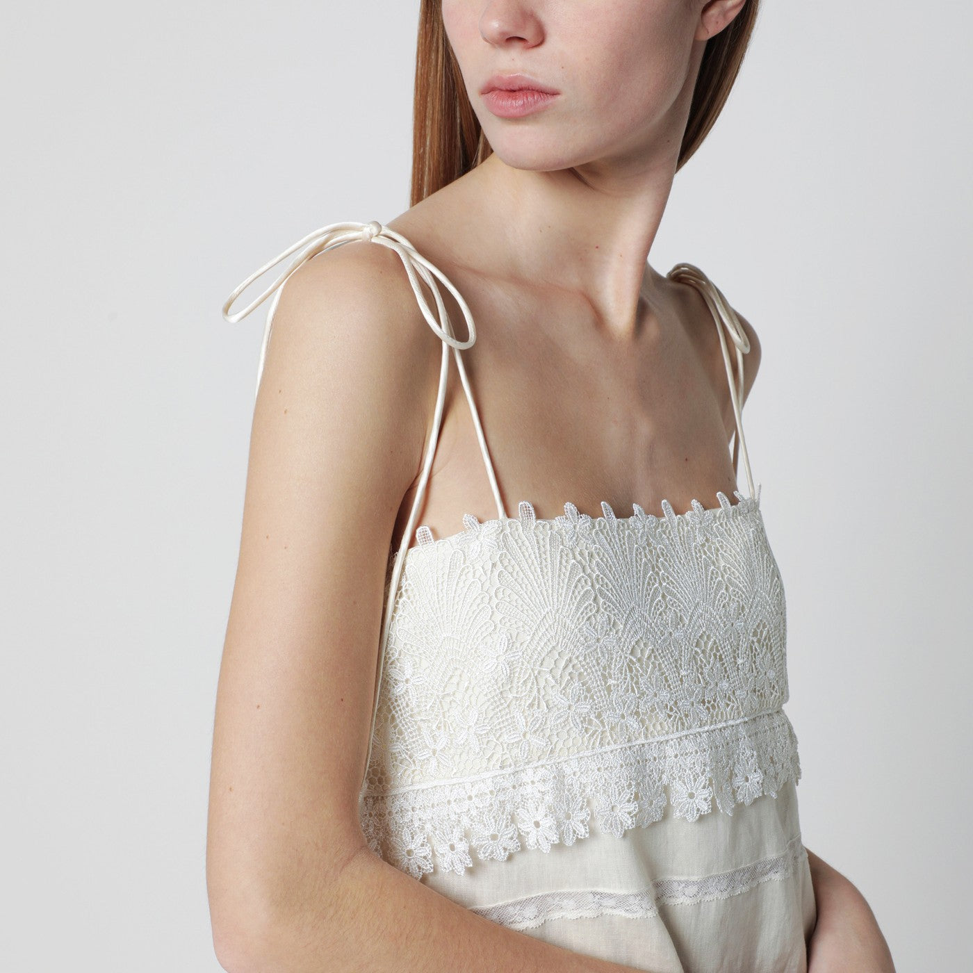 vale linen dress 100% Italian Linen Halter Dress