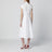 White midi dress with Sangallo embroidery