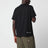 Black cotton T-shirt with logo
