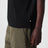 Black cotton T-shirt with logo