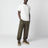 T-shirt avorio in cotone con logo e coordinate