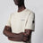 Light beige crewneck T-shirt with logo